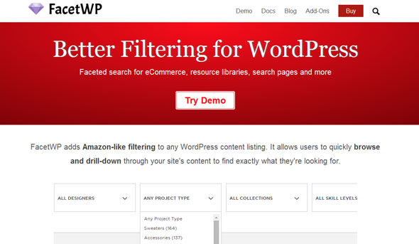 FacetWP 2.4.4更好地過濾WordPress