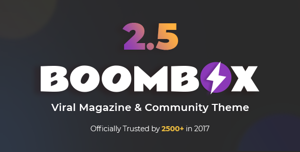 BoomBox v2.5.5.1病毒雜誌WordPress主題