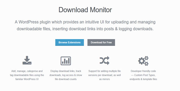 Download Monitor v4.4.0 下載管理器插件+擴展