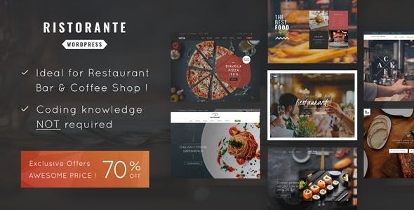 Ristorante v1.0 - WordPress餐廳主題