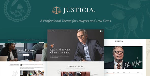 Justicia v1.1Wordpress律師和律師事務所主題