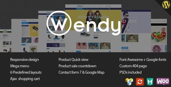 Wendy v1.6.1WooCommerce多商店主題