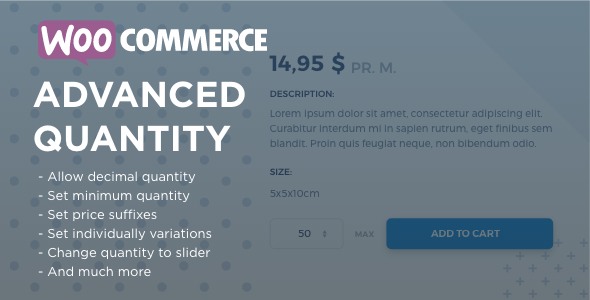 WooCommerce Advanced Quantity v2.4.3WooCommerce高級數量插件