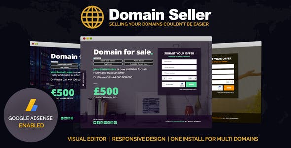 Domain Seller v1.0PHP域名出售落地頁