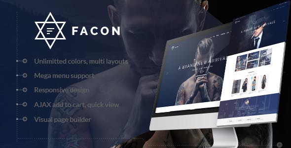 Facon v1.2時尚響應式WordPress主題