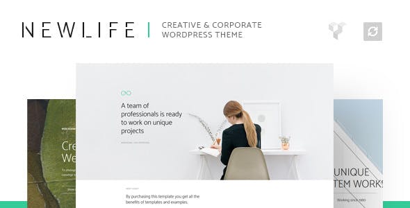 Newlife v1.1創意和企業WordPress主題