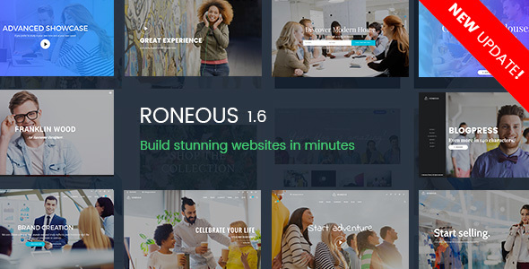 Roneous v1.6.4創意多用途WordPress主題