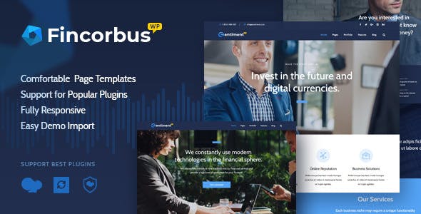 Fincorbus v1.0財務公司WordPress金融主題