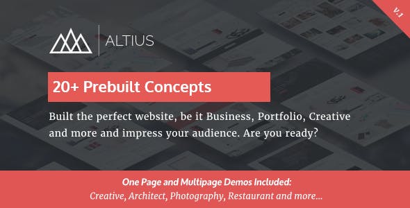 Altius v1.1多功能WordPress主題