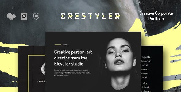 Crestyler v1.0創意組合WordPress主題