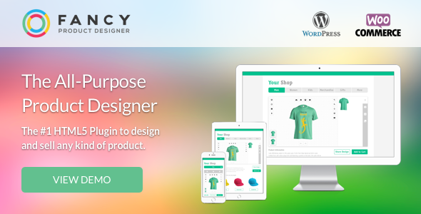 Fancy Product Designer v4.0.0 WooCommerce產品設計師插件