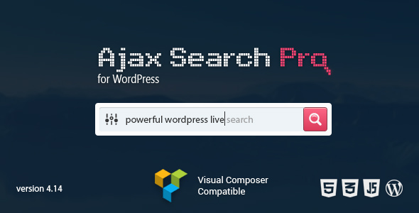 Ajax Search Pro v4.15.1 WordPress搜寻增強插件