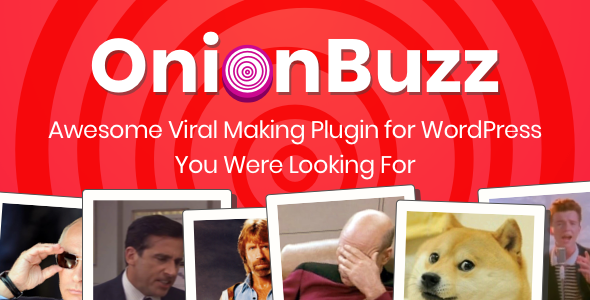 OnionBuzz v1.2.6用於Wordpress的Viral測試製作工具