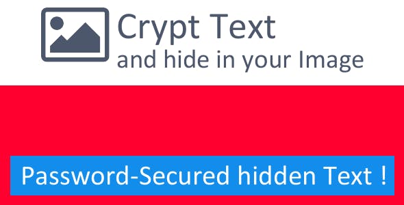 Text Crypto隱藏圖像內的文本